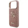 Guess Fixed Glitter Big 4G Metal Frame - Case iPhone 17 Pro (pink)