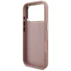 Guess Fixed Glitter Big 4G Metal Frame - Case iPhone 17 Pro (pink)