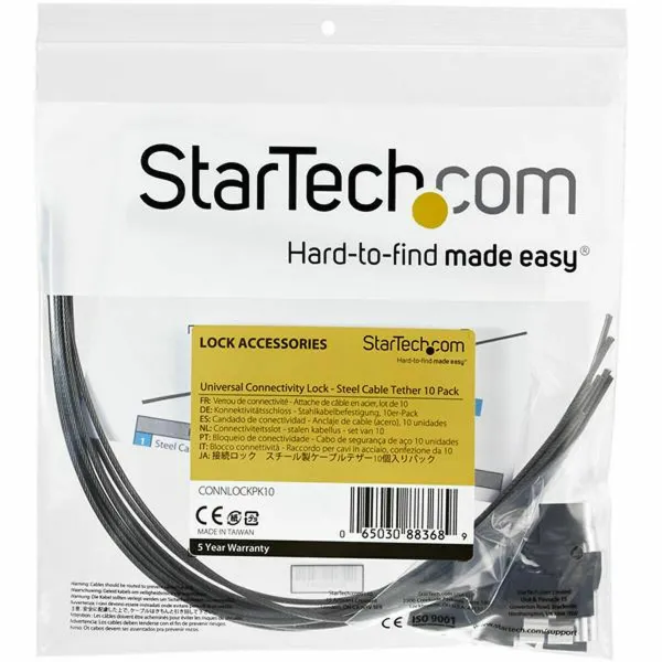 Turva-aabel Startech CONNLOCKPK10         10 uds