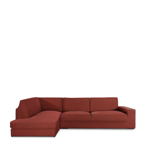 Sofa Cover Eysa JAZ Brown 110 x 120 x 500 cm