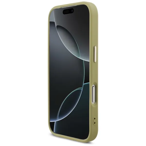 Guess Fixed Glitter Big 4G Metal Frame - Case iPhone 17 Pro (gold)