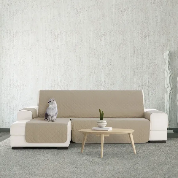 Sofa Cover Eysa NORUEGA Beige 100 x 110 x 240 cm