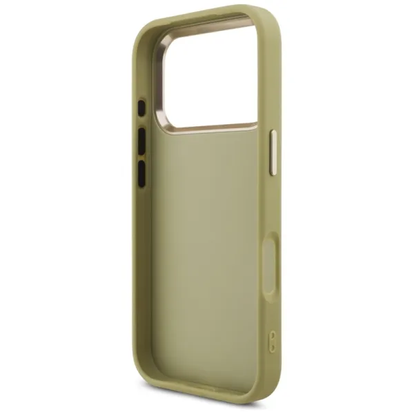 Guess Fixed Glitter Big 4G Metal Frame - Case iPhone 17 Pro (gold)