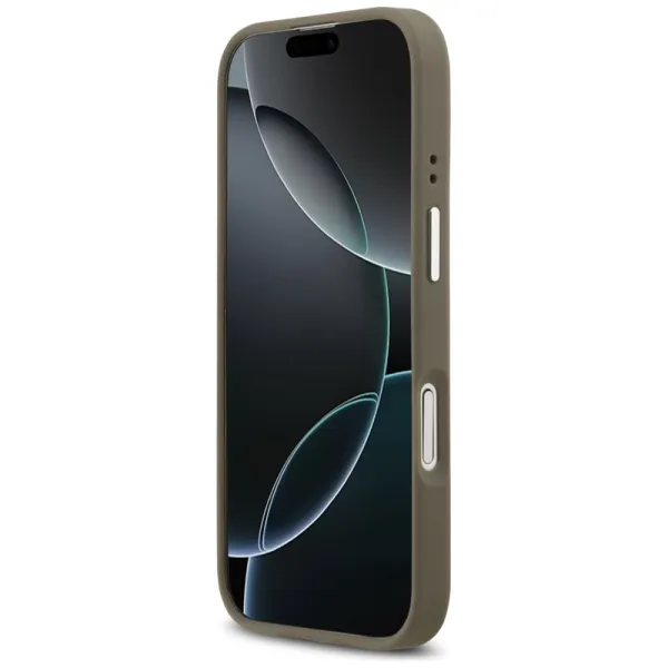 Guess Grained Big 4G Classic Logo - Case iPhone 17 (brown)