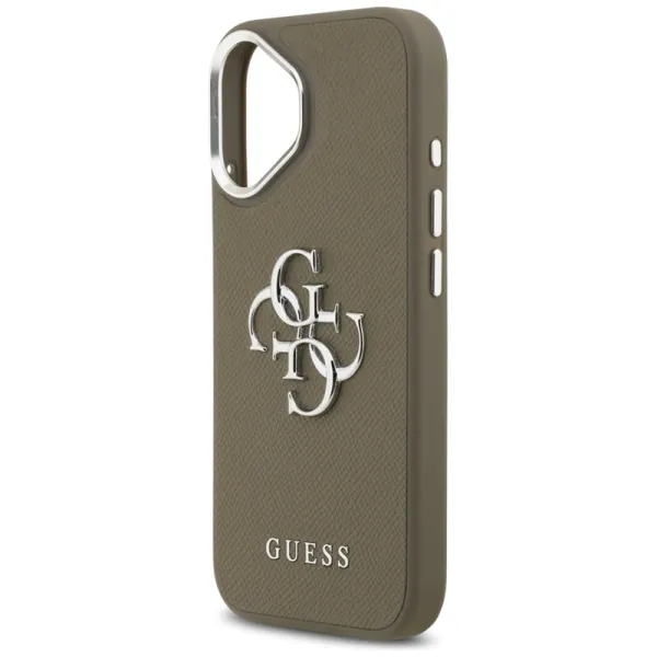 Guess Grained Big 4G Classic Logo - Case iPhone 17 (brown)