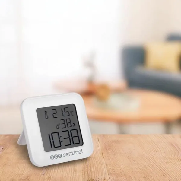 Thermo hygrometer SCS SENTINEL ThermoHygro White