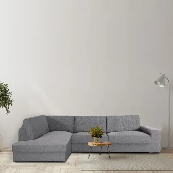 Sofa Cover Eysa JAZ Grey 110 x 120 x 500 cm