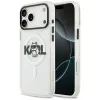 Karl Lagerfeld IML Choupette Sketch Logo MagSafe - Case for iPhone 17 Pro (transparent)