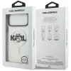 Karl Lagerfeld IML Choupette Sketch Logo MagSafe - Case for iPhone 17 Pro (transparent)