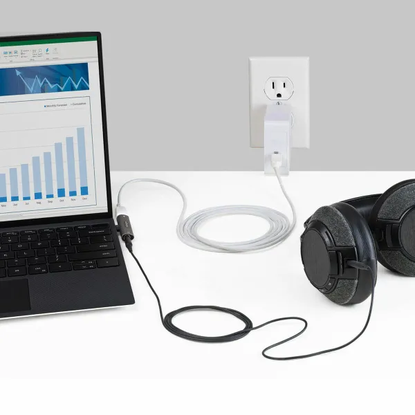USB C - Jack 3.5 mm-adapteri Startech CDP235APDM           Hopea