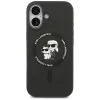 Karl Lagerfeld Silicone Karl & Choupette Ring MagSafe - Case iPhone 17 (black)