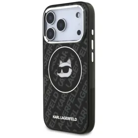 Karl Lagerfeld IML Choupette Head Logo MagSafe - Case for iPhone 17 Pro Max (black)