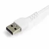 USB-Lightning Kaabel Startech RUSBLTMM15CMW Valge USB A