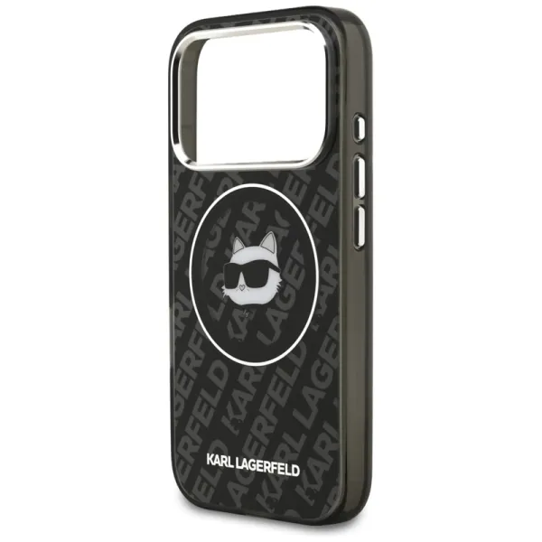 Karl Lagerfeld IML Choupette Head Logo MagSafe - Case for iPhone 17 Pro Max (black)