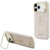 Guess Grained Big 4G & Stand Camera - Case iPhone 17 Pro Max (pink)