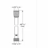 Dušo žarna Grohe VitalioFlex 1,25 m