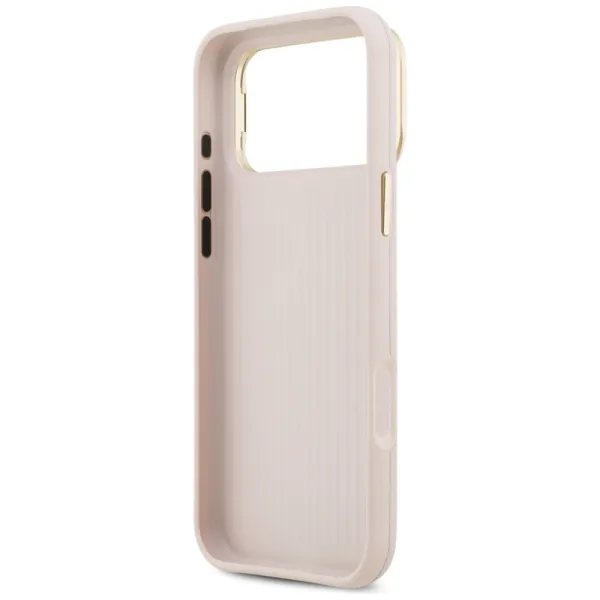 Guess Grained Big 4G & Stand Camera - Case iPhone 17 Pro Max (pink)