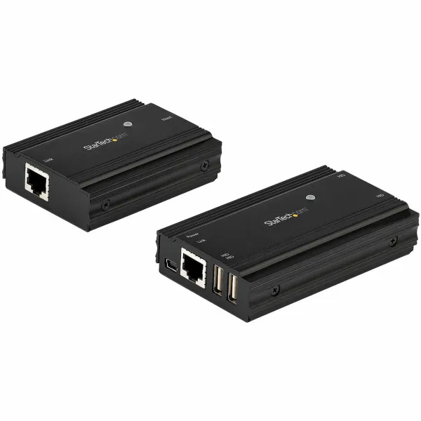 Pagarinātās Startech USB2004EXT100 Melns Daudzkrāsains