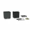 Plant pot Lechuza Black Grey polypropylene