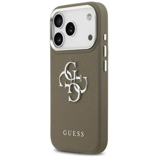 Guess Grained Big 4G Classic Logo - Case iPhone 17 Pro (brown)