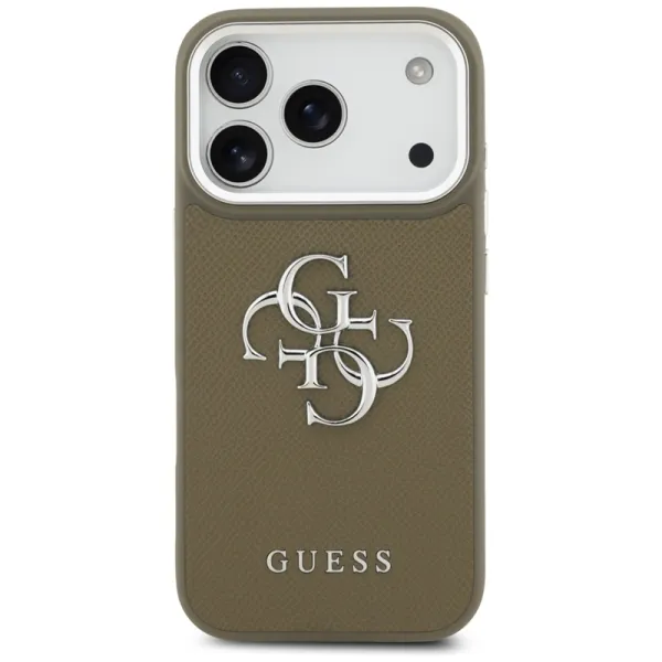 Guess Grained Big 4G Classic Logo - Case iPhone 17 Pro (brown)