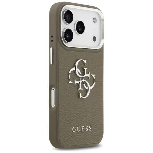 Guess Grained Big 4G Classic Logo - Case iPhone 17 Pro (brown)