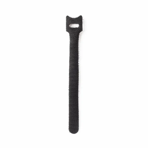 Kabeļu atloki Startech B506I-HOOK-LOOP-TIES Melns Neilons 15 cm