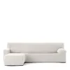 Right short arm chaise longue cover Eysa JAZ White 120 x 120 x 360 cm