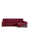 Right long arm chaise longue cover Eysa JAZ Burgundy 180 x 120 x 360 cm