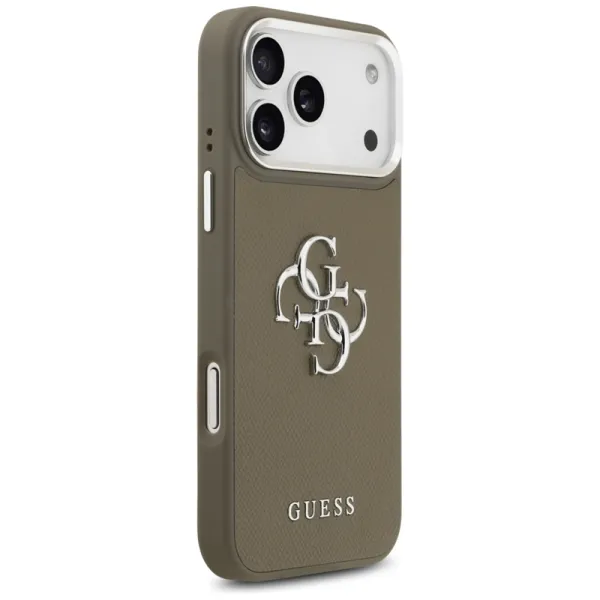 Guess Grained Big 4G Classic Logo - Case iPhone 17 Pro Max (brown)