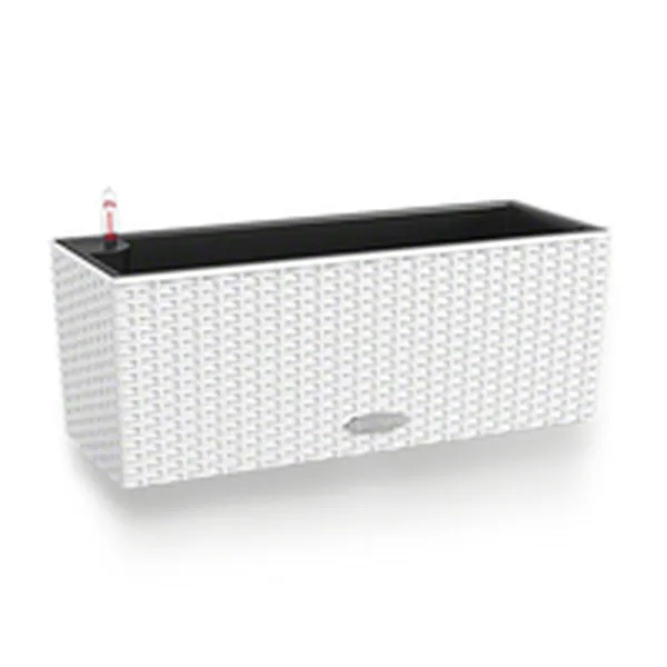 Plant pot Lechuza White Black polypropylene