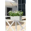 Plant pot Lechuza White Black polypropylene
