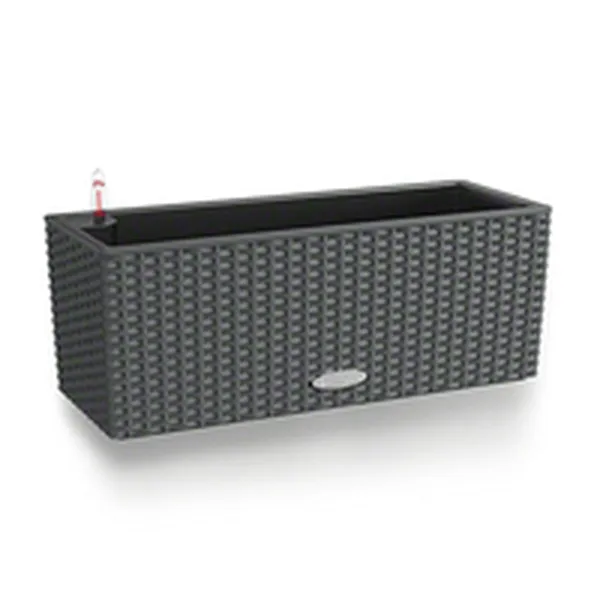 Plant pot Lechuza Black Grey polypropylene
