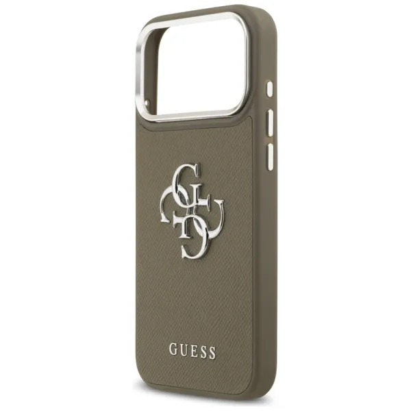 Guess Grained Big 4G Classic Logo - Case iPhone 17 Pro Max (brown)