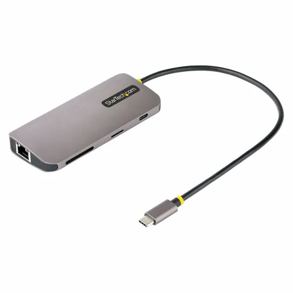 USB Centrmezgls Startech 115B-USBC-MULTIPORT 4K Pelēks 100 W