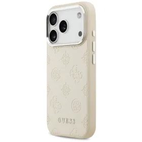 Guess Peony Hot Stamp Script MagSafe - Case iPhone 17 Pro (beige)