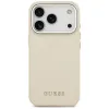 Guess Peony Hot Stamp Script MagSafe - Case iPhone 17 Pro (beige)