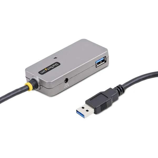 USB Centrmezgls Startech U01043-USB-EXTENDER Melns Sudrabains