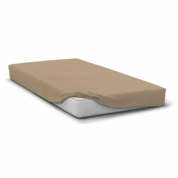 Uzmontēta apakšējā loksne HOME LINGE PASSION Bēšs Gulta 140 140 x 190 + 30 cm