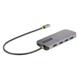 USB-keskitin Startech 127B-USBC-MULTIPORT Harmaa