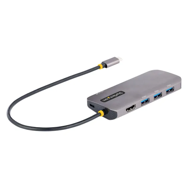 USB-keskitin Startech 127B-USBC-MULTIPORT Harmaa