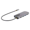 USB-keskitin Startech 127B-USBC-MULTIPORT Harmaa