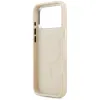 Guess Peony Hot Stamp Script MagSafe - Case iPhone 17 Pro Max (beige)