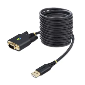 USB Kabelis Startech 1P10FFC-USB-SERIAL Melns 3 m