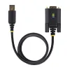 USB Cable Startech 1P10FFC-USB-SERIAL Black 3 m