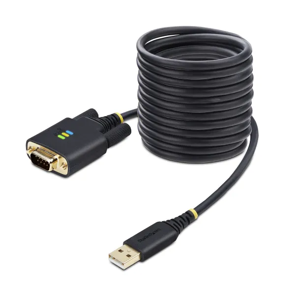 USB Cable Startech 1P10FFC-USB-SERIAL Black 3 m