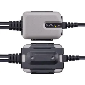 USB Cable Startech 2P6FFC-USB-SERIAL Black Grey
