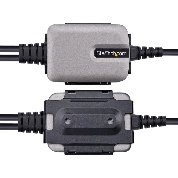 USB Cable Startech 2P6FFC-USB-SERIAL Black Grey