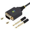 USB Cable Startech 2P6FFC-USB-SERIAL Black Grey