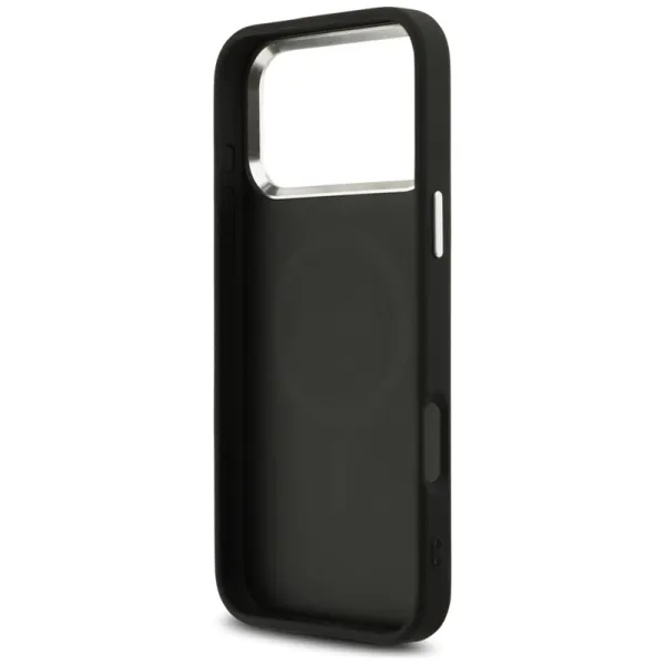 Guess Peony Hot Stamp Script MagSafe - Case iPhone 17 Pro Max (black)